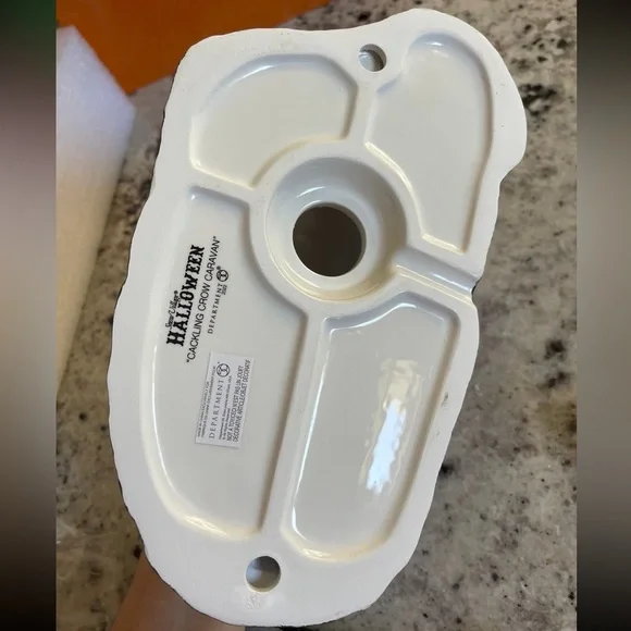 Department 56 Halloween Snow Village Retired Cackling Crow Caravan Dept 56 Lamp - Picture 8 of 12